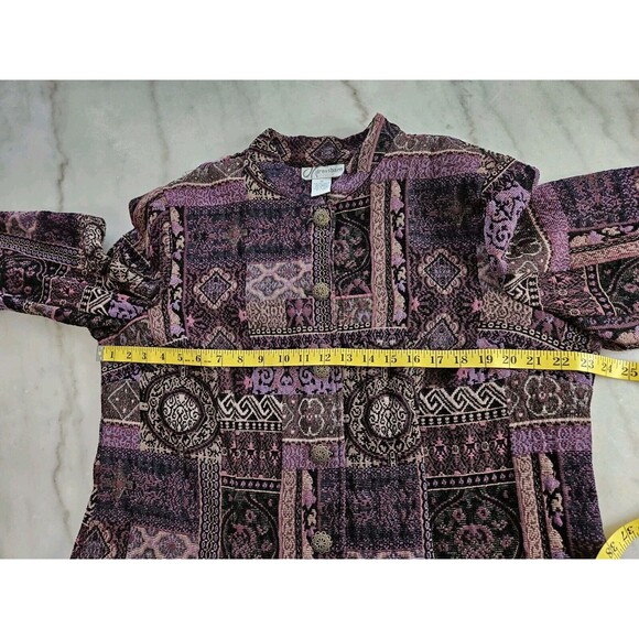 VTG Dressbarn Tapestry Blazer Women’s Jacket Size 1X, Vintage - Picture 8 of 10
